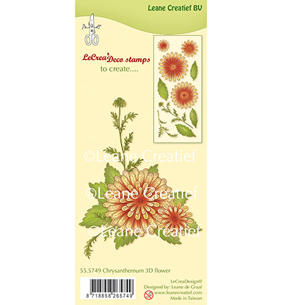 55.5749 - Leane Creatief - 3D Flower Chrysanthemum