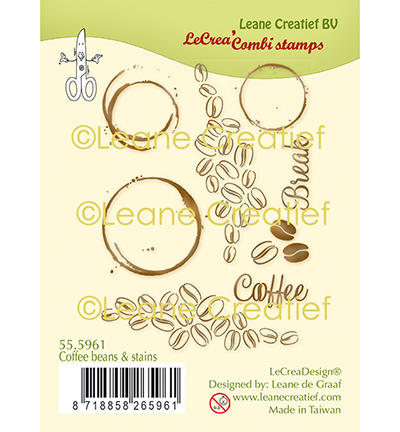 55.5961 - Leane Creatief - Coffee Beans & Stains