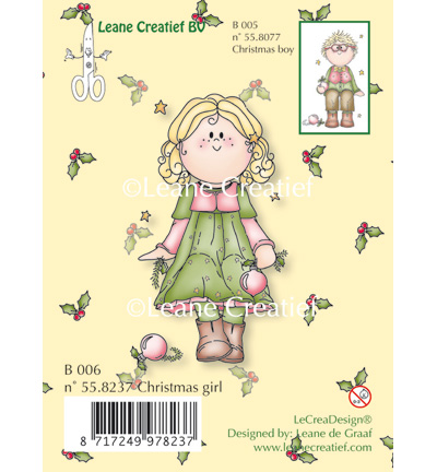 55.8237 - Leane Creatief - Bambini Christmas girl