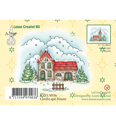 55.9036 - Leane Creatief - Winter landscape house