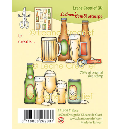 559.037 - Leane Creatief - Tampon clair à combiner Bière