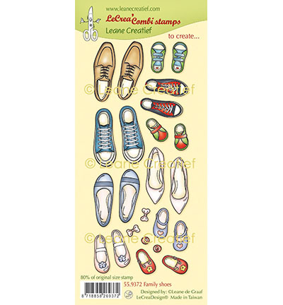 55.9372 - Leane Creatief - Combi clear stamp, Schoenen