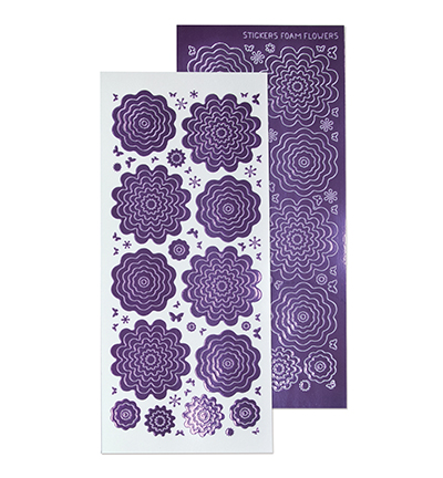 61.5800 - Leane Creatief - Stickers 1. mirror violet