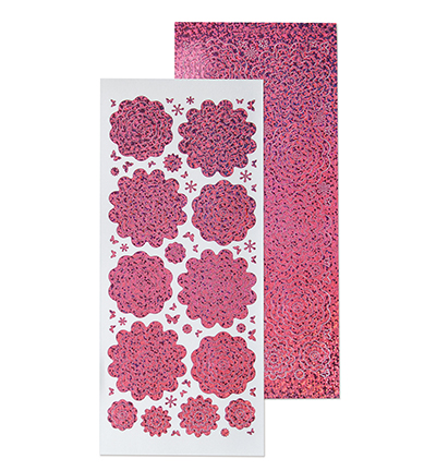 61.5848 - Leane Creatief - Stickers 5. diamond pink