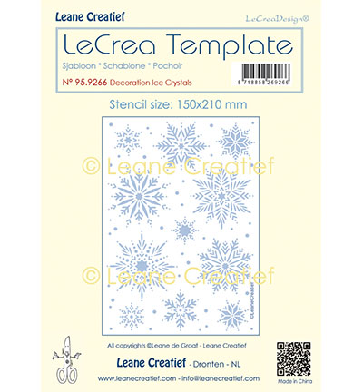 959.266 - Leane Creatief - Template Decoration Ice Crystals