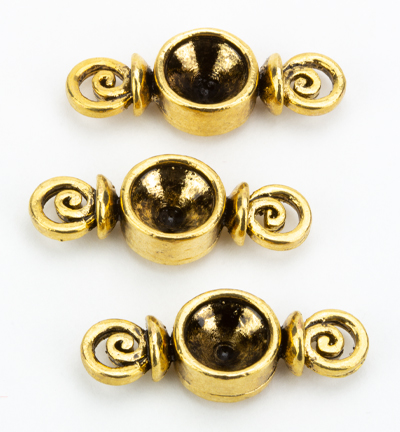 NCM441 - Kippers - (3) Case 2 spirals, anti-gold for 7mm