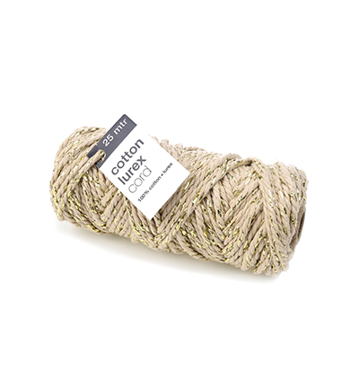 1050.2504.07 - Vivant - Cotton Lurex Twist, Taupe