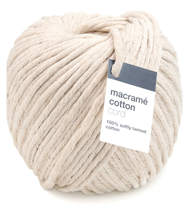 1059.15005.70 - Vivant - Macrame Cotton Cord, Ecru
