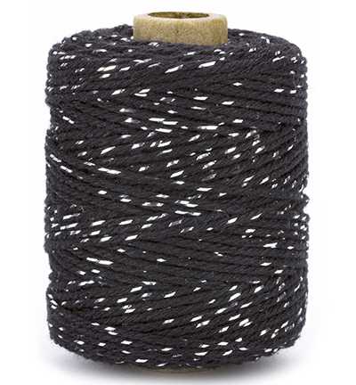 1050.5002.85 - Vivant - Cotton cord luxe, silver / black