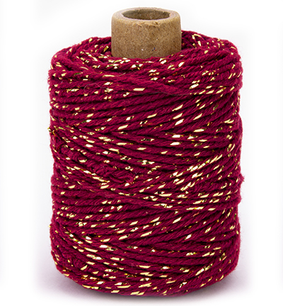 1050.5002.25 - Vivant - Cotton cord luxe, gold / bordeaux