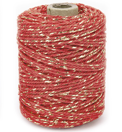 1050.5002.23 - Vivant - Cotton cord luxe, gold / brique