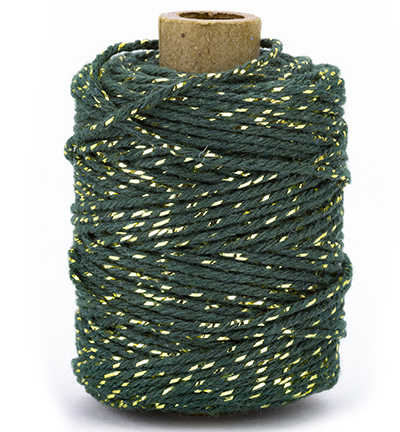 1050.5002.67 - Vivant - Ficelle en coton luxe, or/or vert