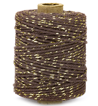 1050.5002.75 - Vivant - Cotton cord luxe, gold / brown