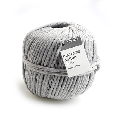 1059.15005.80 - Vivant - Macrame Cotton Cord, Gris