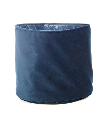 5354D.1416.44 - Vivant - Velvet Deluxe Pot Basket, Dark Blue