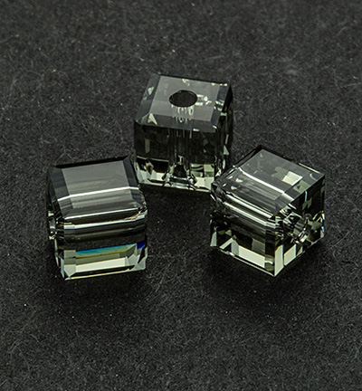 5601 C BLACK DIAM 4M - Swarovski - (6) black diamond