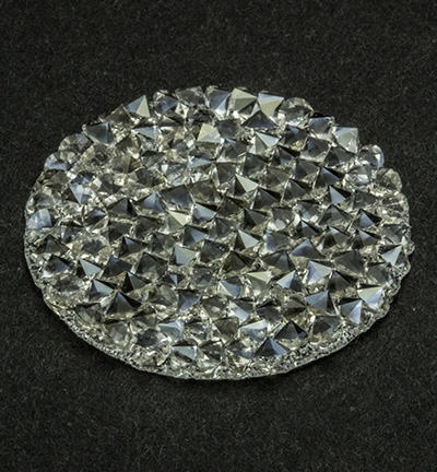 A72010-001 SSHA - Swarovski - Silver Shade, rond, transparent background