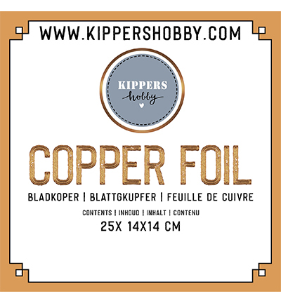 2ZA14S0LB - Kippers - (25) feuilles métal cuivre