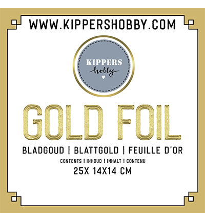 2ZA14S2,5LB - Kippers - 25 sheet, gold leaf