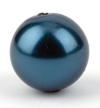 G 1437 - Kippers - (6) Perles Fines, 16mm, bleu foncé