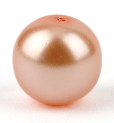 G 1216 -  - (100) Perles Fines rondes, 4mm, saumon