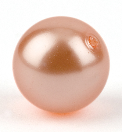G 1207 - Kippers - (30) Parel, 10mm, peach