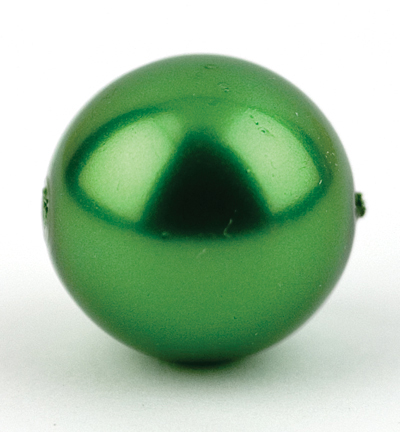 G 1559 - Kippers - (75) Perles Fines Rondes, 6mm, vert