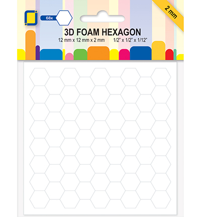 3.2882 - JeJe - 3D Foam Hexagon 2mm