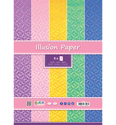 8.7020 - JeJe - Illusion Paper A4, Assorti