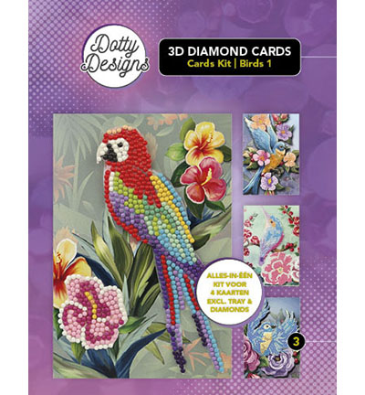 DDDCK003 - Dotty Designs - Diamond 3D Cards Kit 03 Birds