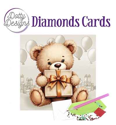 DDDC1187 - Dotty Designs - Diamond Cards, Teddy 1