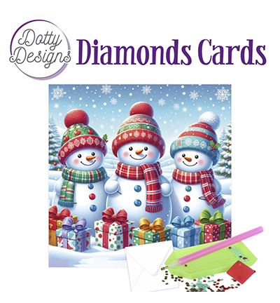 DDDC1207 - Dotty Designs - Diamond Cards, Snowmen