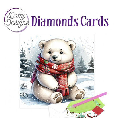 DDDC1210 - Dotty Designs - Diamond Cards, Polar Bear - 