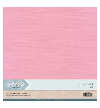 LKK-SC16 - Card Deco - Scrap, Roze