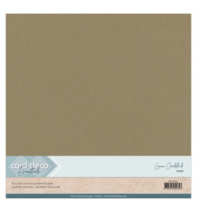 LKK-SC53 - Card Deco - Scrap, Taupe