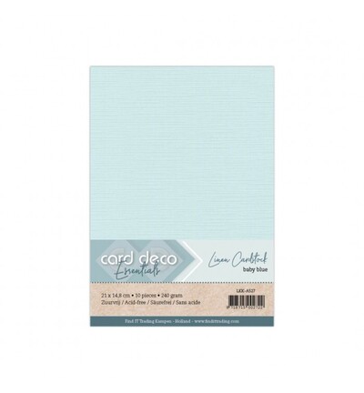 LKK-A527 - Card Deco - Babyblauw