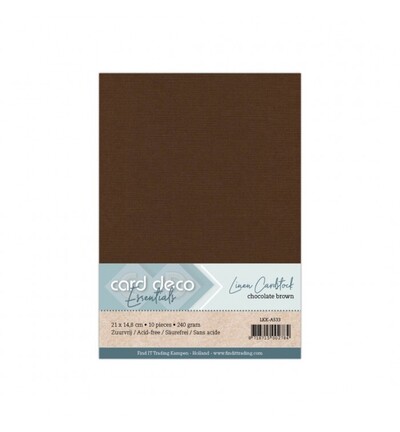 LKK-A533 - Card Deco - Chocoladebruin