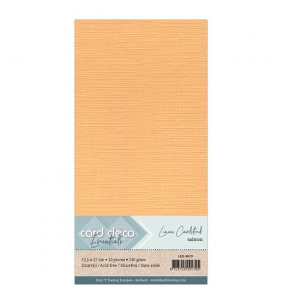 LKK-4K09 - Card Deco - Cardstock, Zalm