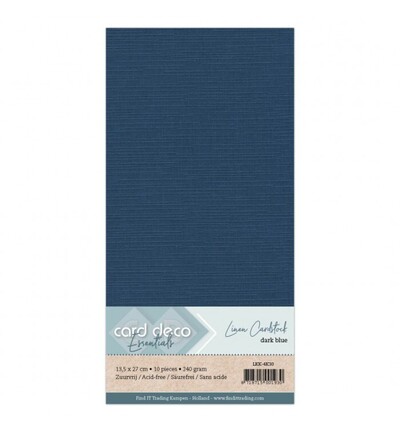 LKK-4K30 - Card Deco - Cardstock, Donkerblauw