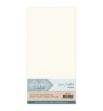 LKK-4K32 - Card Deco - Cardstock, Gebroken Wit