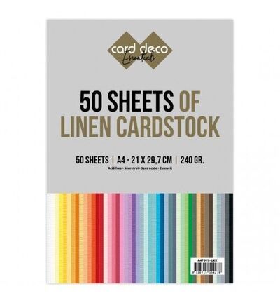 A4P001-LKK - Card Deco - Jumbo kartonpakket Card Deco A4 – 50 vel
