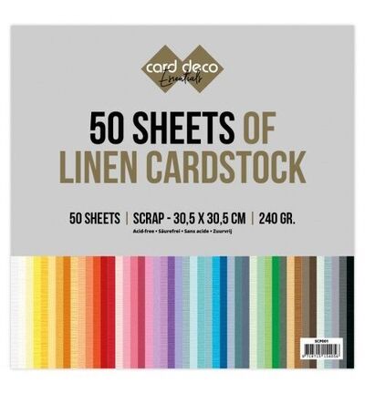 SCP001 - Card Deco - Jumbo kartonpakket Card Deco 30,5×30,5 cm – 50 vel