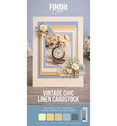 FITCB4k005 - Find It Color - Find It Color Leinenkarton Set 4K – Vintage Chic