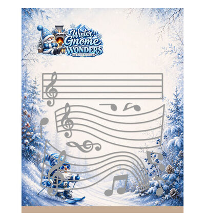 BBD10144 - Find-it - Stanzschablonen – Winter Gnome Melodies