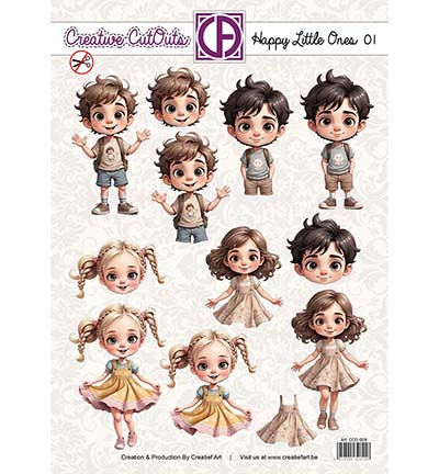 CCO-004 - Creative CutOuts - Happy Little ones 01