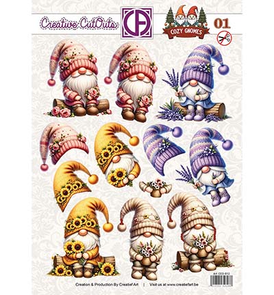 CCO-012 - Creative CutOuts - Cozy Gnomes 01