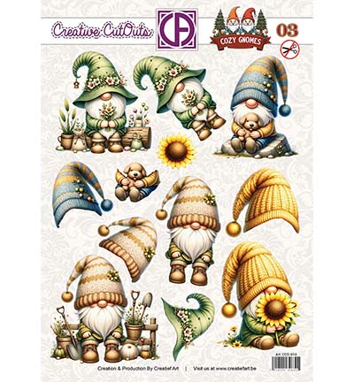 CCO-014 - Creative CutOuts - Cozy Gnomes 03