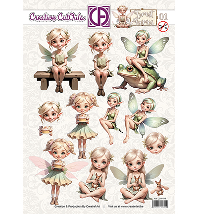 CCO-019 - Creatief Art - Forest Fairies 01