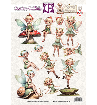 CCO-020 - Creatief Art - Forest Fairies 02
