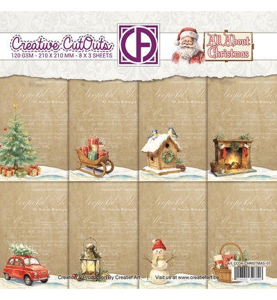 55516 - Collagepapier, All About Christmas